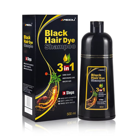 Shampoo Black Hair Dye (3 en 1)